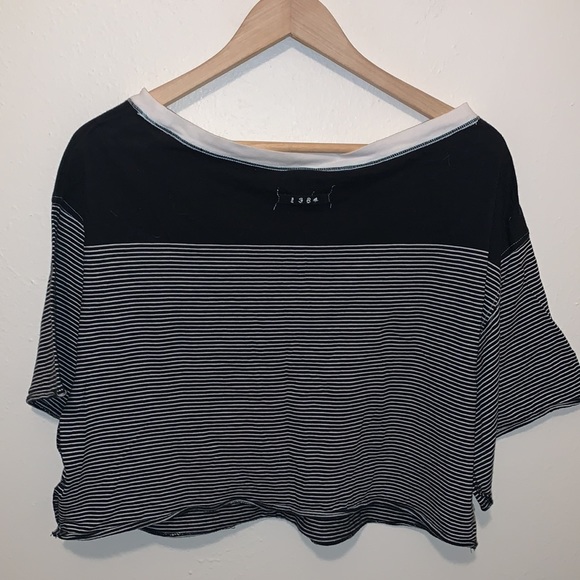 We The Free Girl Crush Striped Cropped Tee - Picture 4 of 7